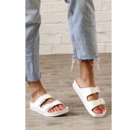 White Girl Buckle Sandals